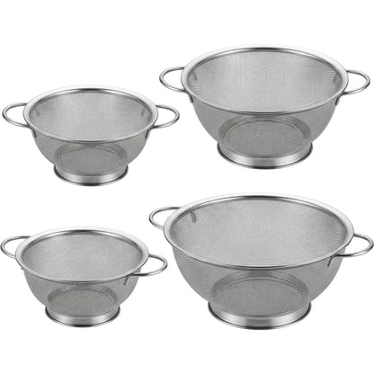 Vidlot Nesting Stainless Steel Mesh Colander Set of 3 - Product view